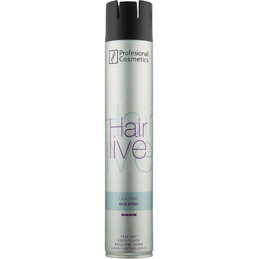 Profesional Cosmetics Hairlive Hair Spray Normal Hold - Лак для волосся нормальна фіксація