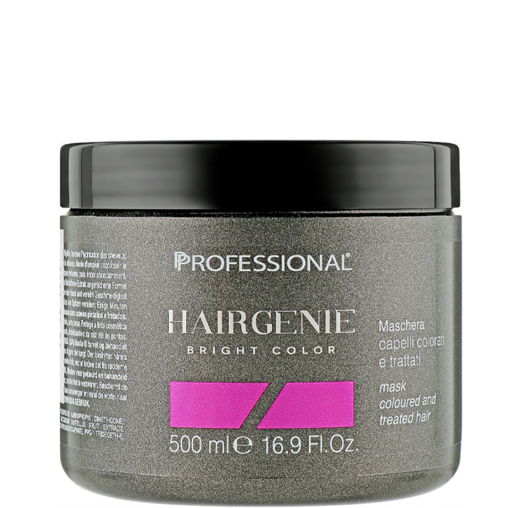 Маска для блиску фарбованого волосся - Professional Hairgenie Bright Color Mask