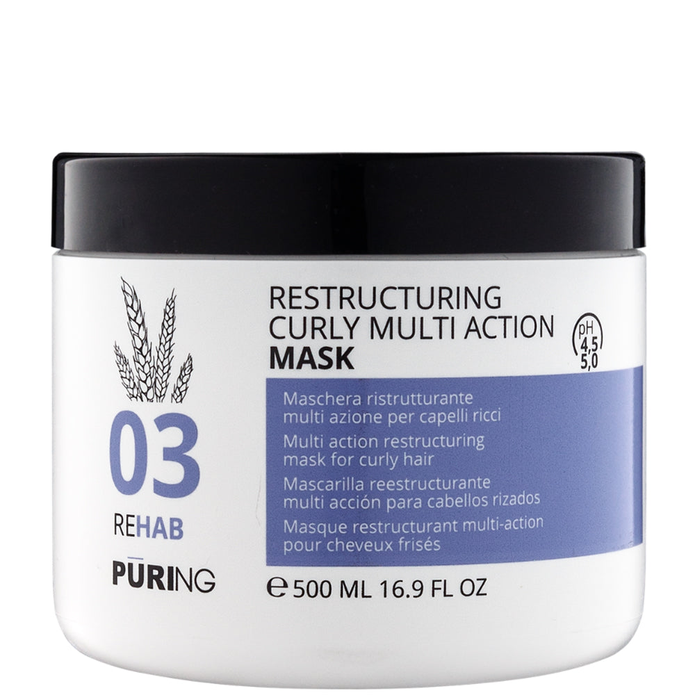 Реструктурирующая мультиактивная маска для вьющихся волос - Puring 03 Rehab Restructuring Curly Multiaction Mask