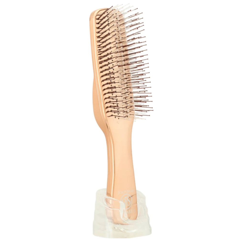 Гребінець для волосся - S-Heart-S Scalp Brush World Model Long Pink Gold 2