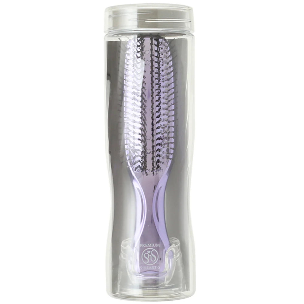 Гребінець для волосся - S-Heart-S Scalp Brush Premium Long Purple упаковка
