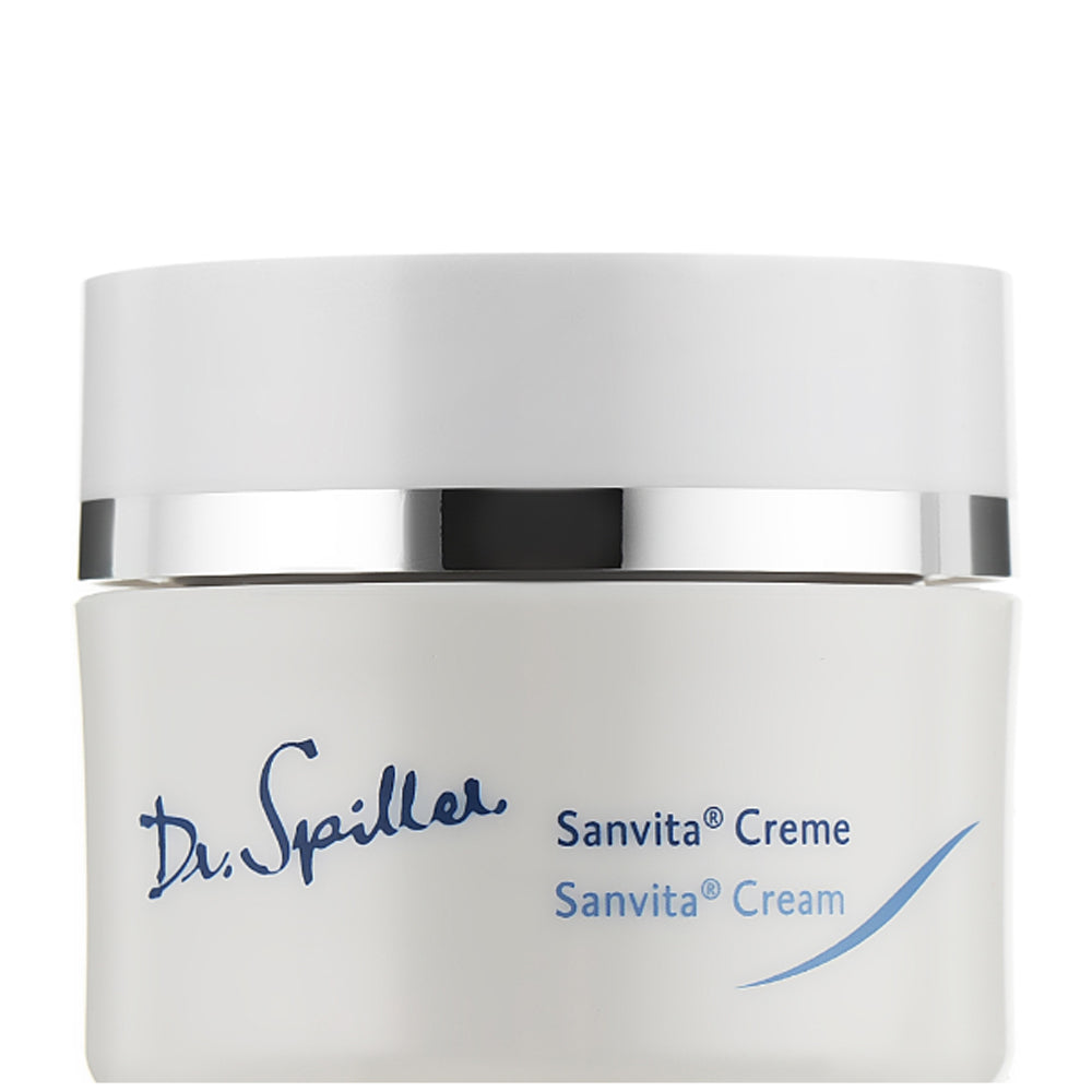 Заспокійливий крем з зеленим чаєм та женьшенем - Dr. Spiller Sanvita Cream