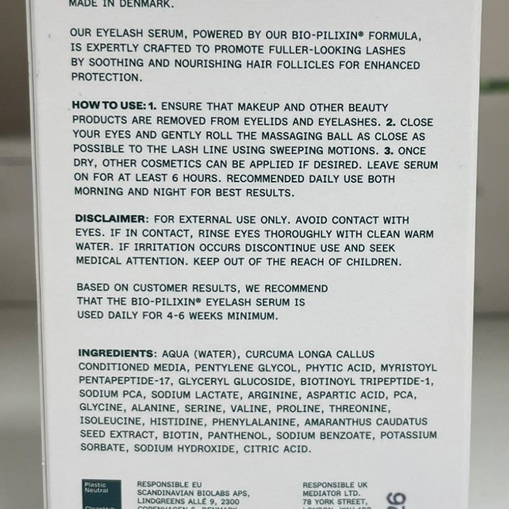 Сыворотка для роста ресниц - Scandinavian Biolabs Eyelash Growth Serum