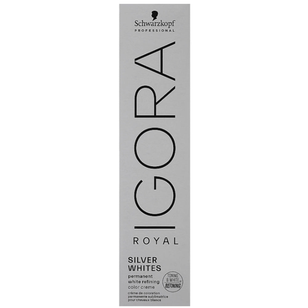 Перманентна фарба для зрілого волосся 60 мл - Schwarzkopf Igora Royal Silver Whites упаковка