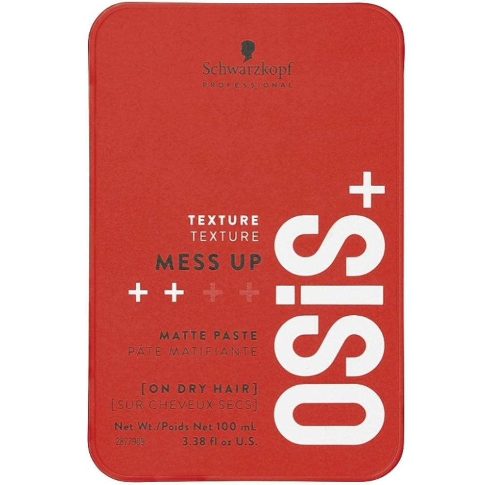 Матуюча паста для волосся - Schwarzkopf Osis+ Mess Up Matte Paste