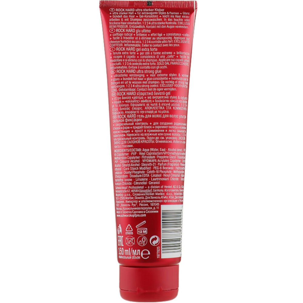 Клей ультрасильної фіксації - Schwarzkopf Osis+ склад