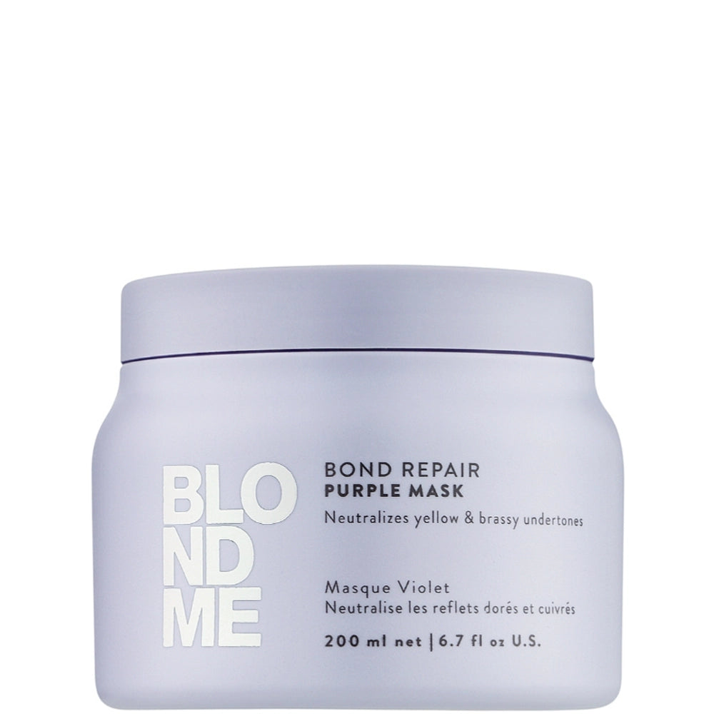 Фиолетовая маска для волос - Schwarzkopf BlondMe Bond Repair Purple Mask