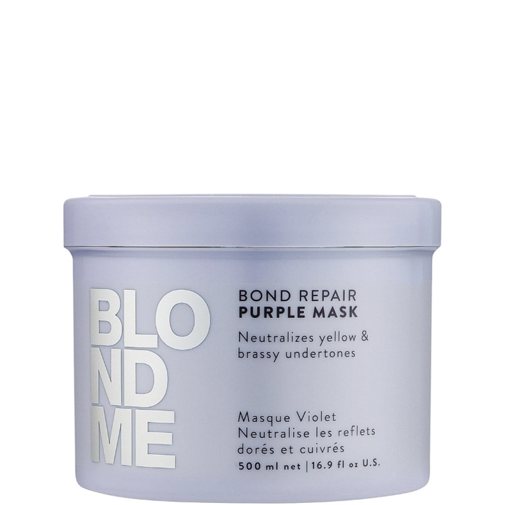 Фиолетовая маска для волос - Schwarzkopf BlondMe Bond Repair Purple Mask
