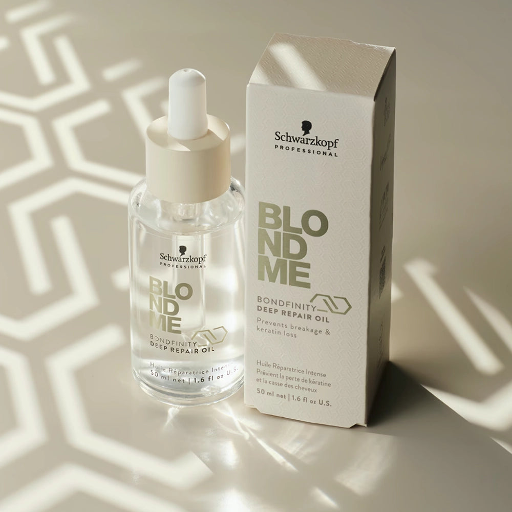 Восстанавливающе масло для волос - Schwarzkopf Professional Blondme Bondfinity Deep Repair Oil