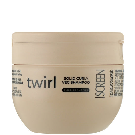 Твердий шампунь для кучерявого волосся - Screen Purest Twirl Solid Curly Veg Shampoo