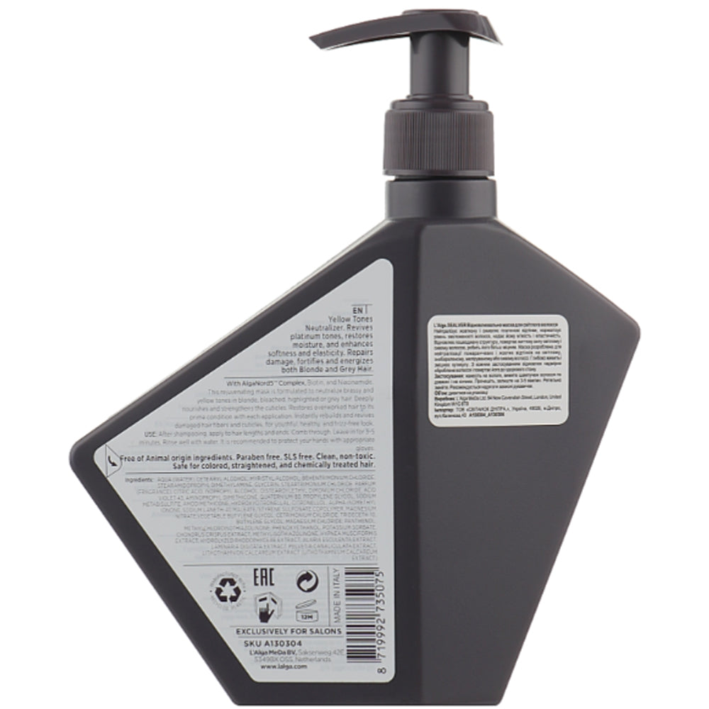 Восстанавливающая маска для светлых волос - L’Alga Sealver Mask