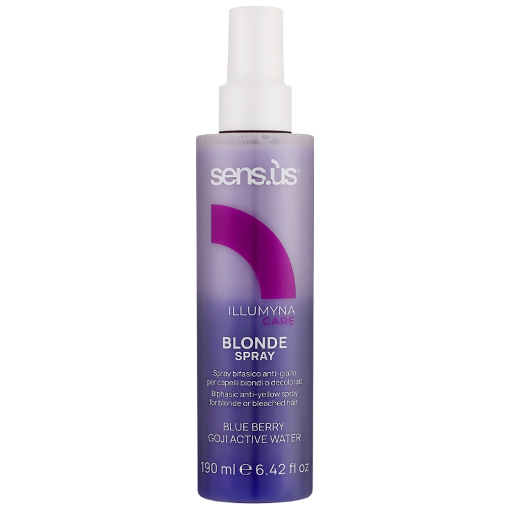 Двофазний спрей для світлого та знебарвленого волосся - Sens.ùs Illumyna Blonde Spray