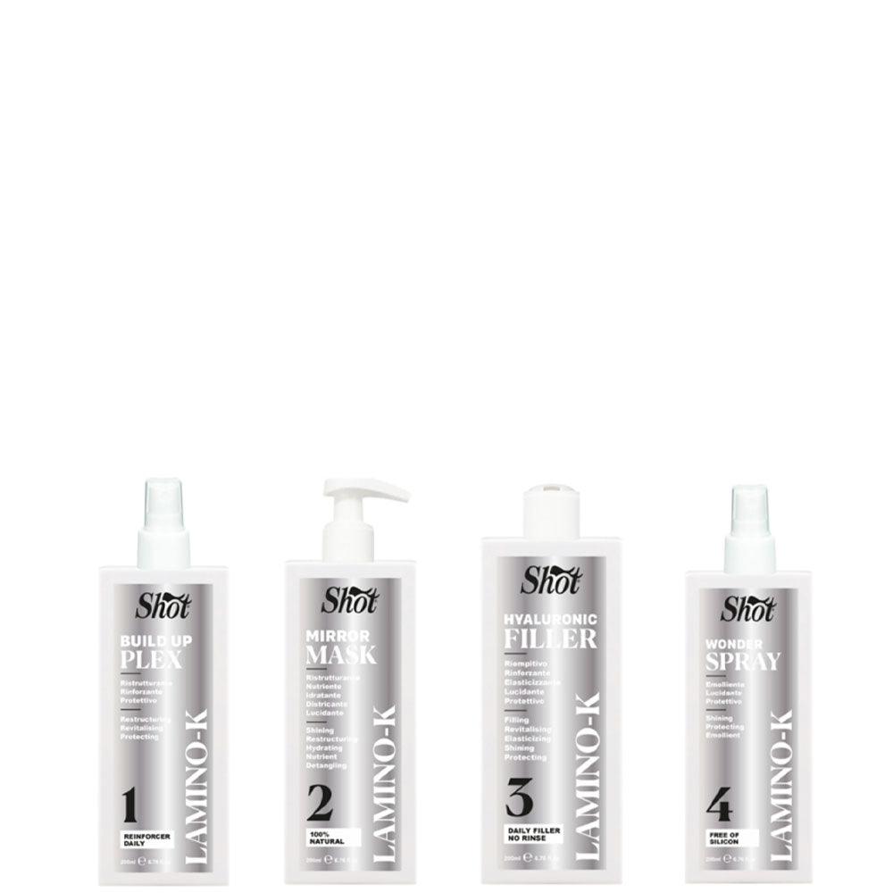 Набор для реконструкции волос - Shot Lamino-K Treatment System