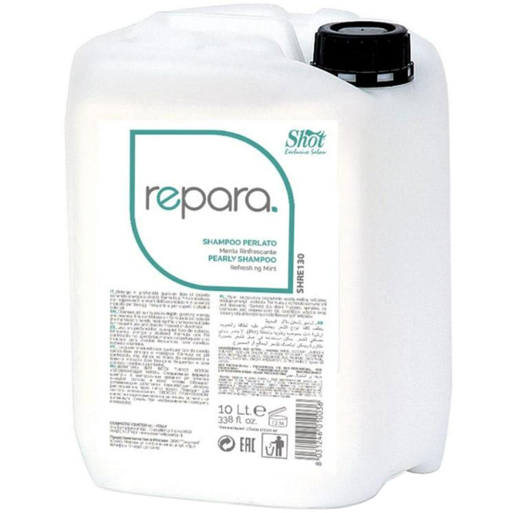 Shot Repara Perlato Meant Shampoo - Шампунь для всех типов волос Освежающая мята