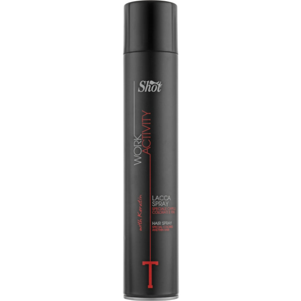 Shot Work Activity Special Colored Andthin Hair T - Лак-спрей для фарбованого і пошкодженого волосся