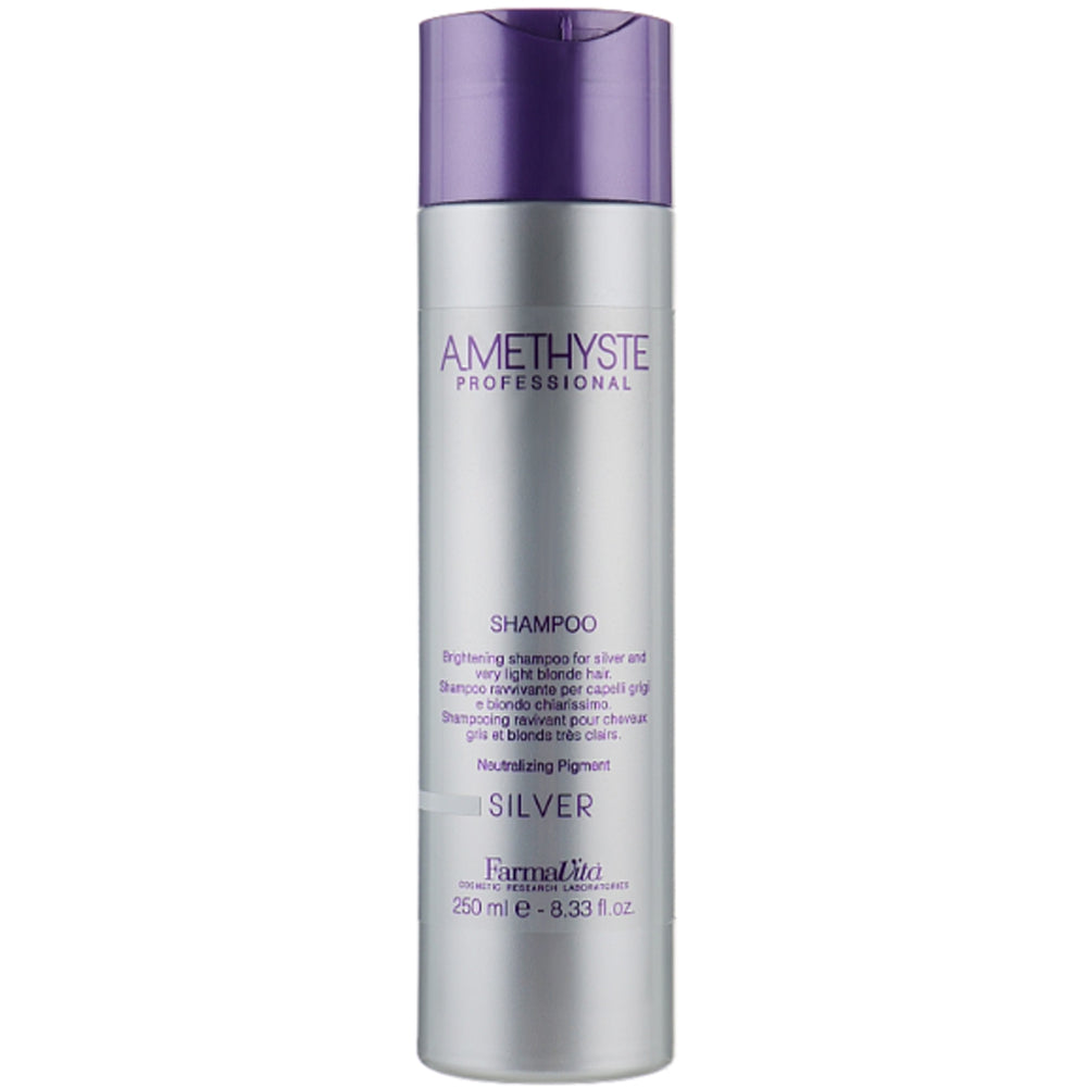Farmavita Amethyste Silver Shampoo - Шампунь для освітленого та сивого волосся
