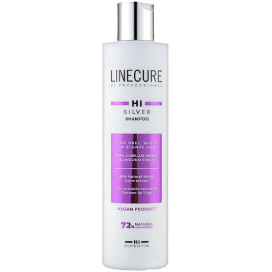 Шампунь для сивого та світлого волосся - Hipertin Linecure Vegan Silver Shampoo