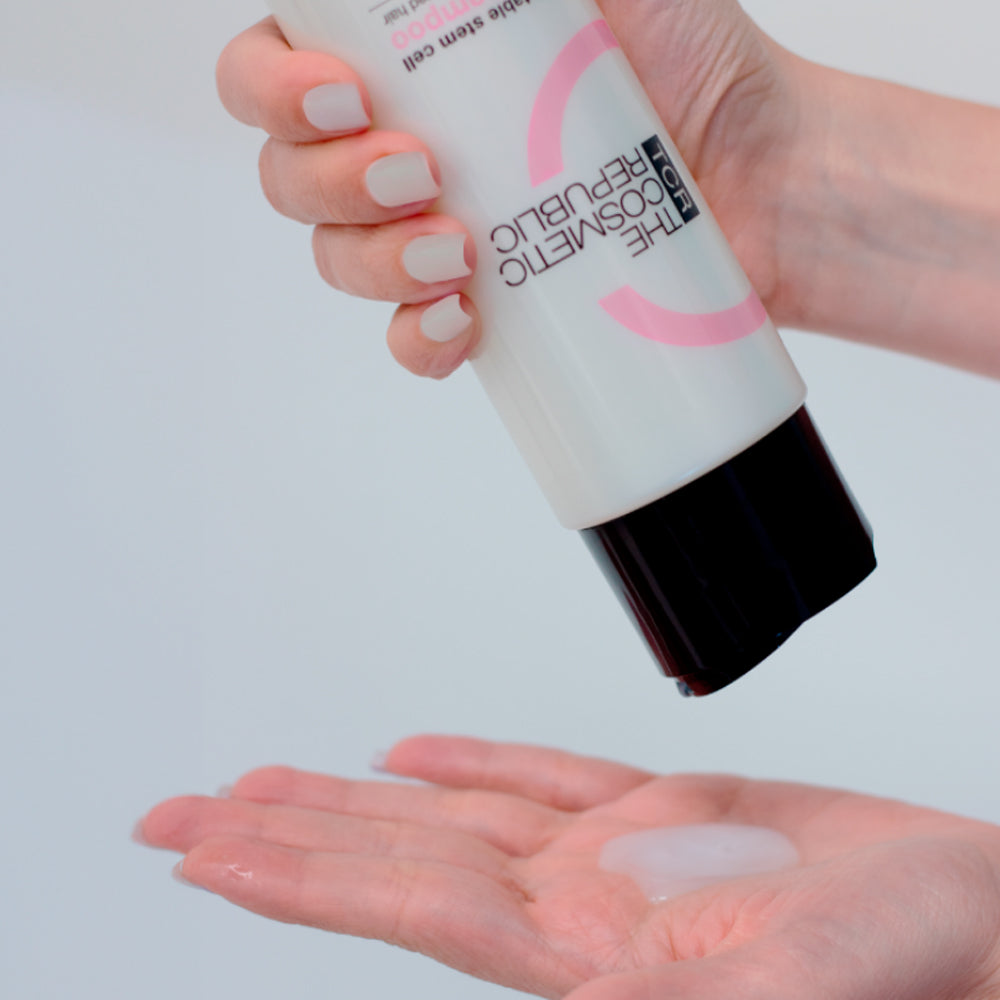 Восстанавливающий шампунь со стволовыми клетками – The Cosmetic Republic Stem Cell Shampoo