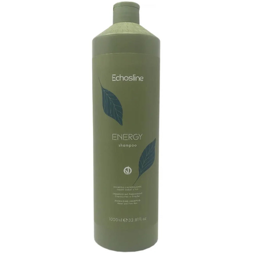 Енергетичний шампунь для тонкого та слабкого волосся - Echosline Vegan Therapy Energy Shampoo