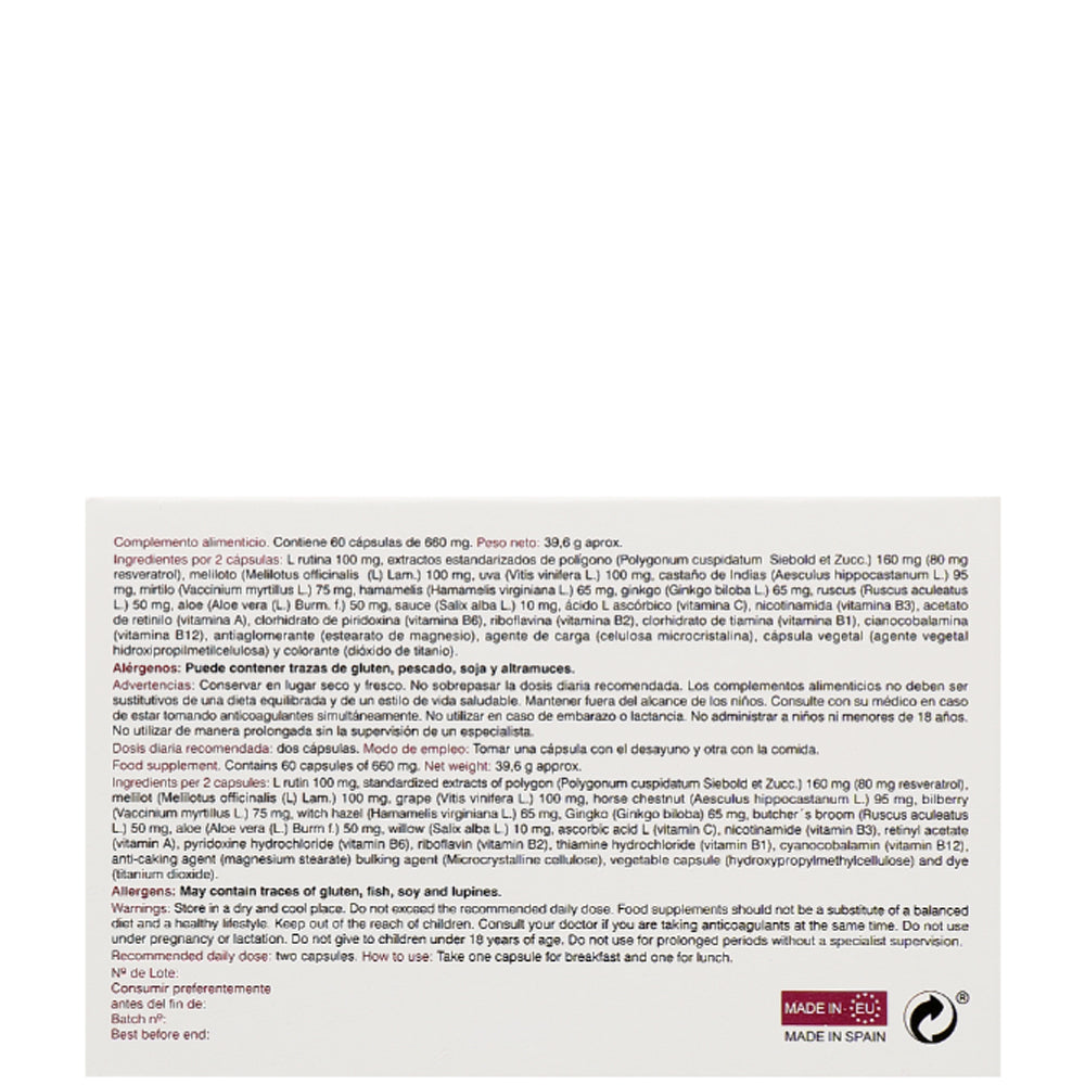 Simildiet Laboratorios Vacirton - Пищевая добавка для укрепление сосудов, улучшение микроциркуляции и от отёков