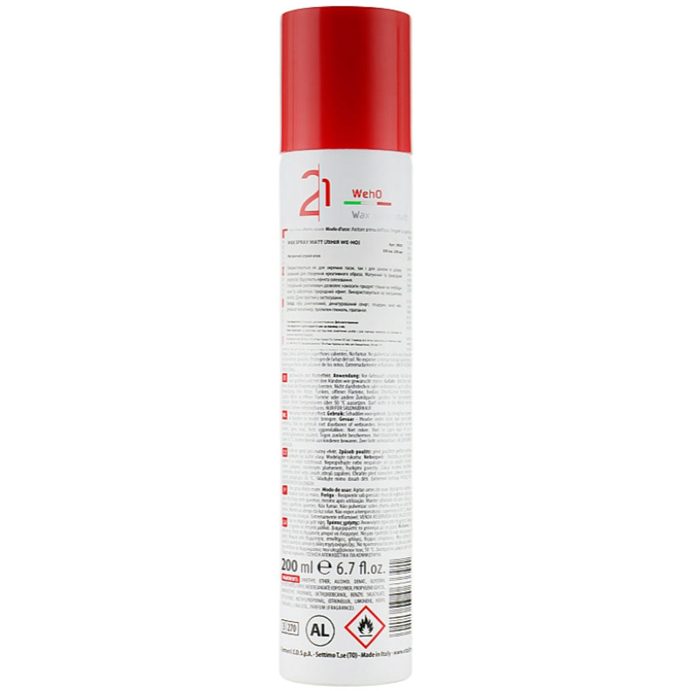 Vitality’s We-Ho Wax Spray Matt - Матуючий спрей-віск