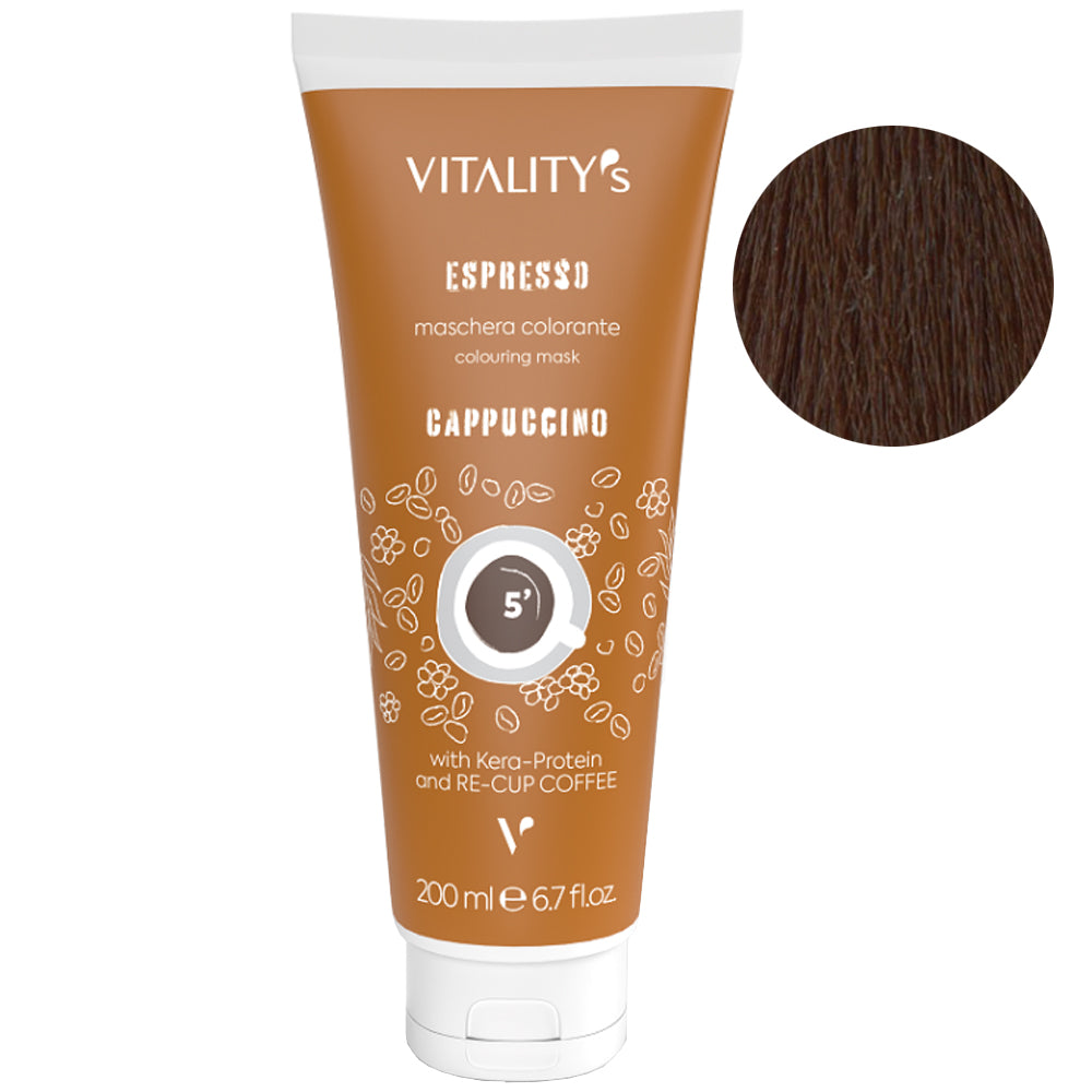 Vitality’s Espresso Coloring Conditioner - Восстанавливающий бальзам с окрашивающим эффектом 200 мл