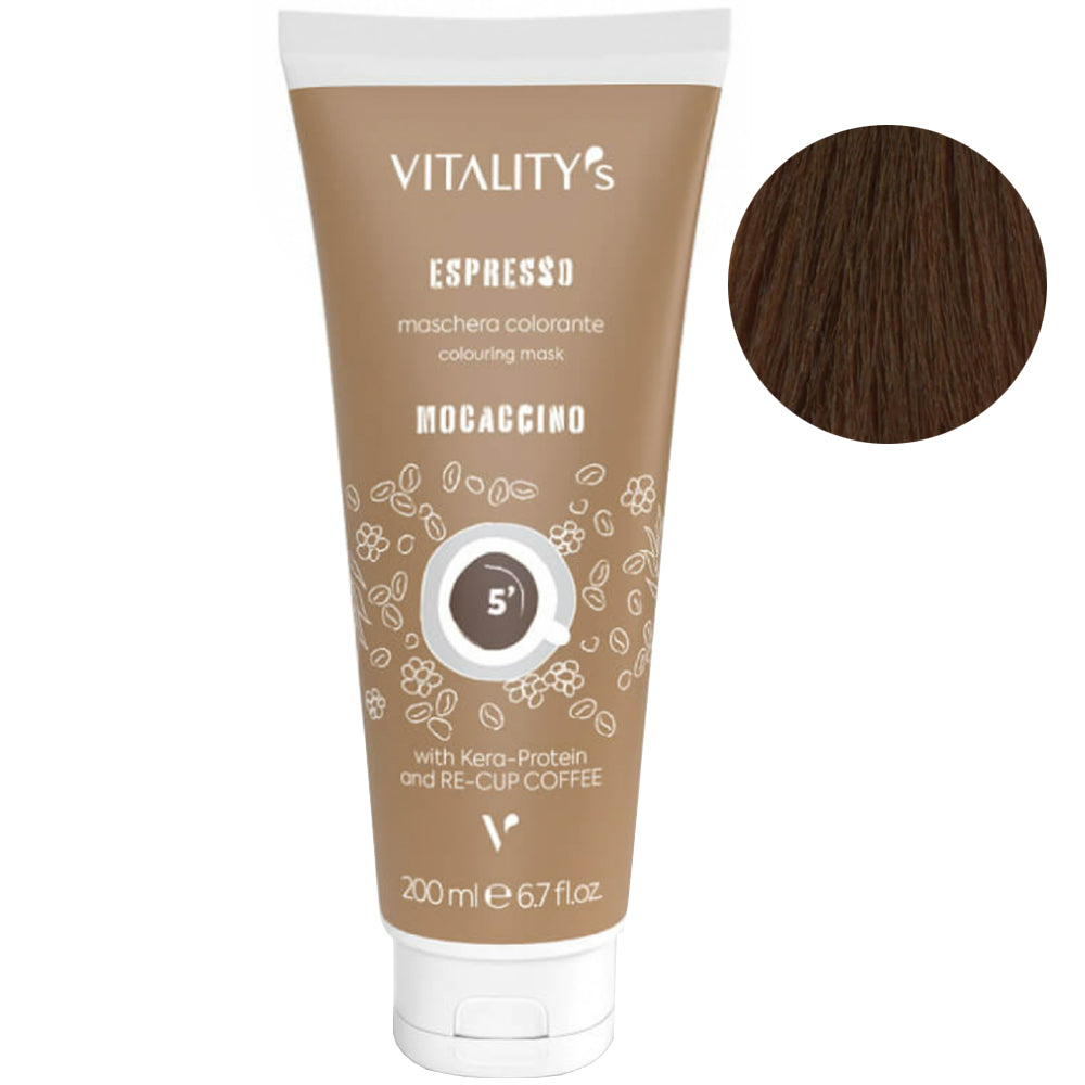 Vitality’s Espresso Coloring Conditioner - Восстанавливающий бальзам с окрашивающим эффектом 200 мл