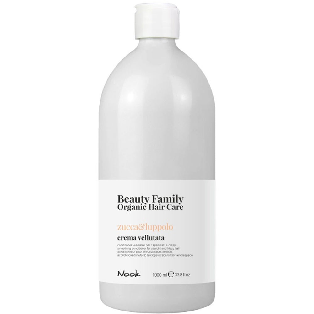 Кондиціонер для гладкості прямого та неслухняного волосся - Nook Beauty Family Zucca & Luppolo Crema Vellutata