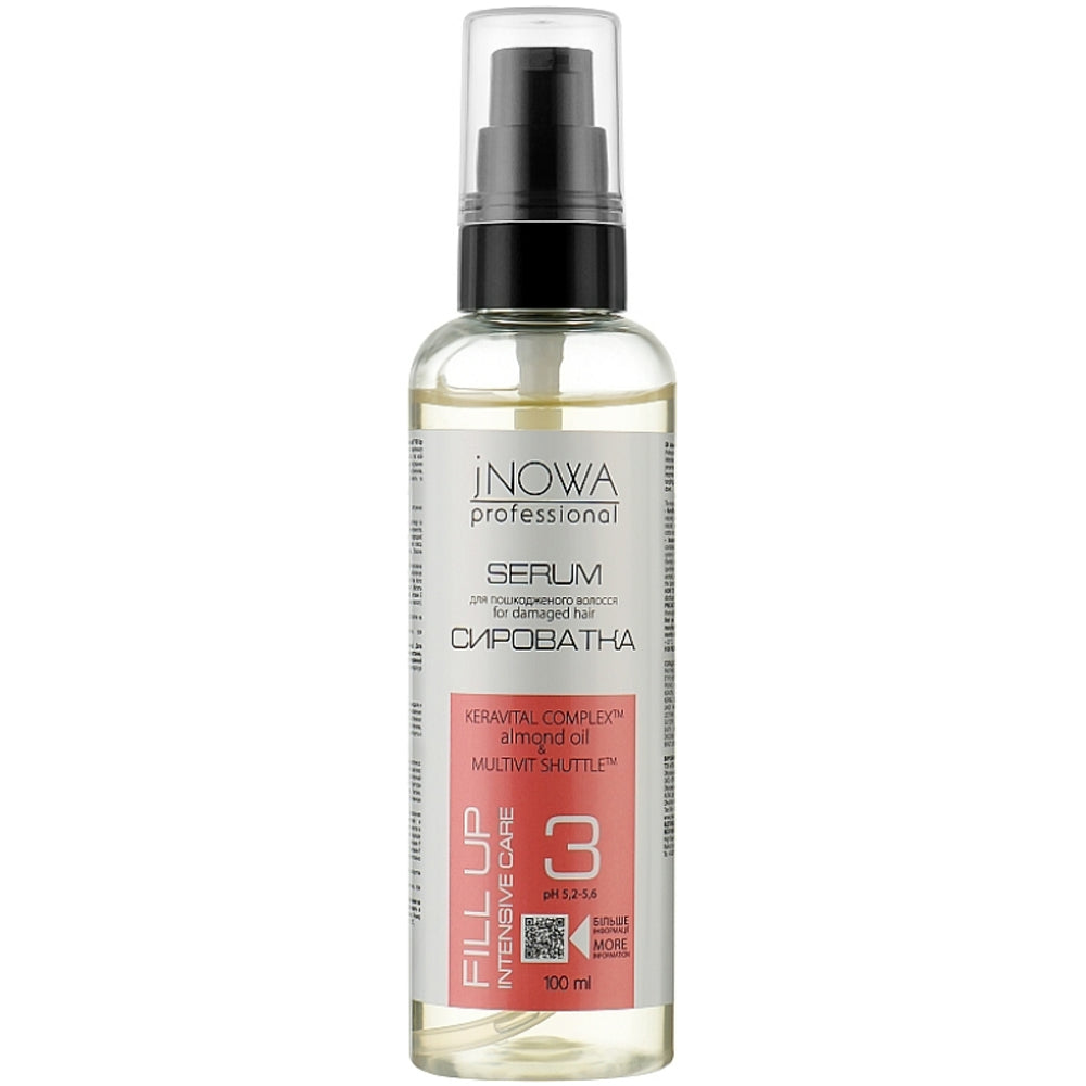 Інтенсивно-відновлююча сироватка для волосся - Jnowa Professional Fill Up Intensive Care Serum