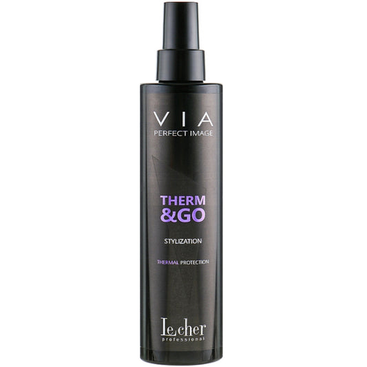 Lecher Professional Via Therm&Go Spray - Спрей термозахисний для волосся