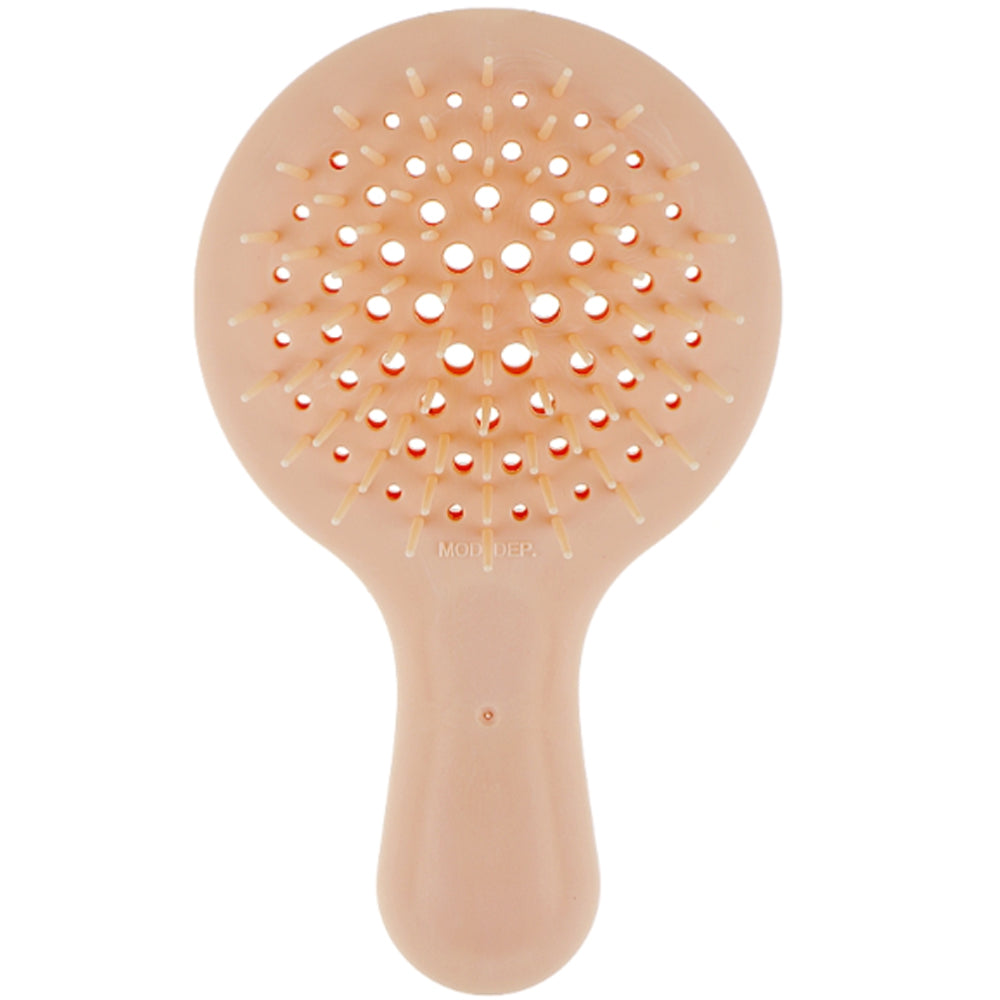 Щітка для волосся бежева - Janeke Superbrush Mini Silicon Line Beige