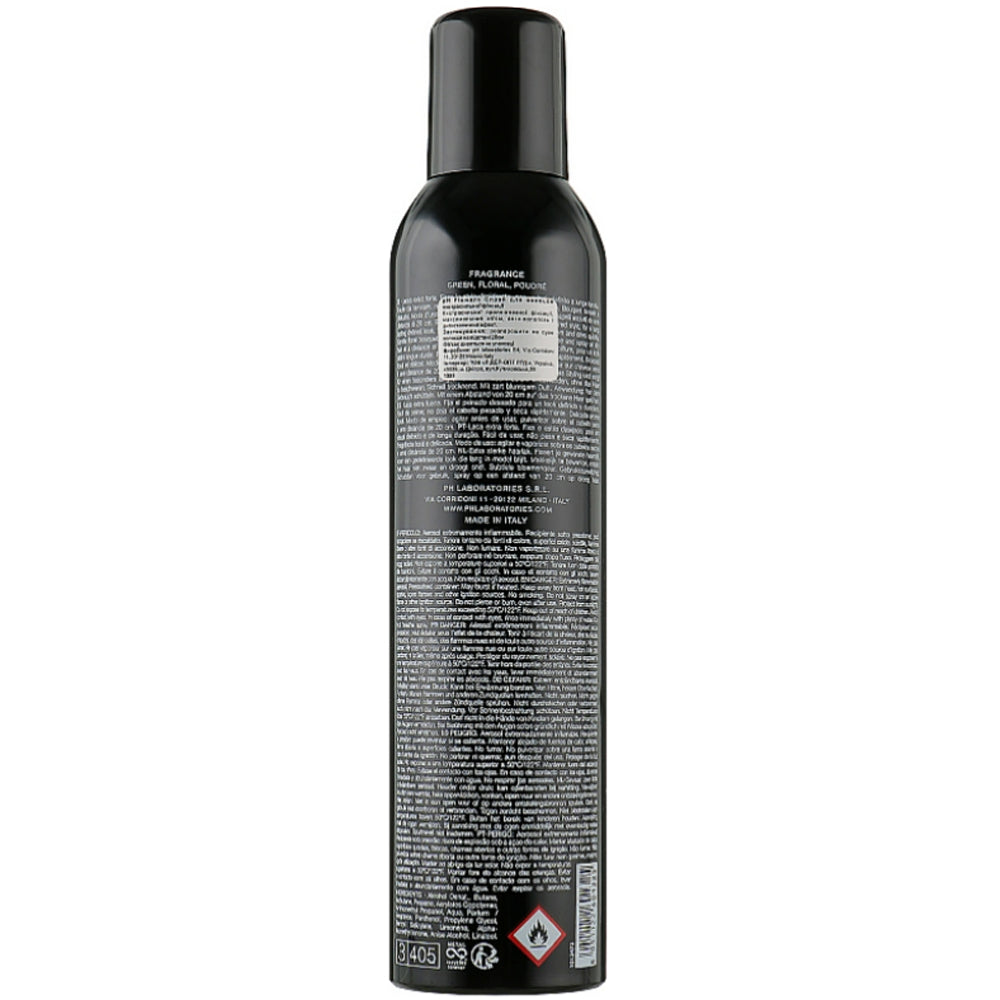 Спрей для волосся екстрасильної фіксації - pH Laboratories склад