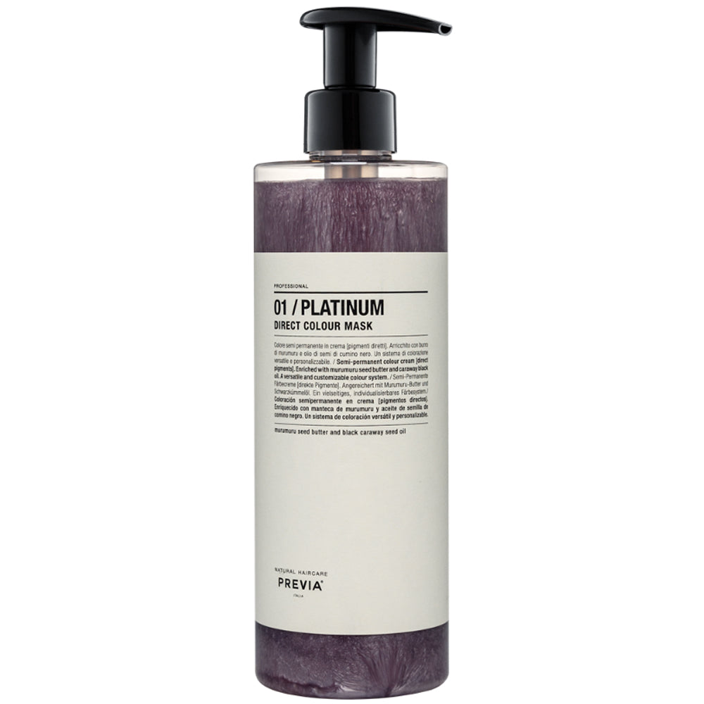 Маска-фарба прямої дії 500 мл - Previa Direct Colour Mask platinum
