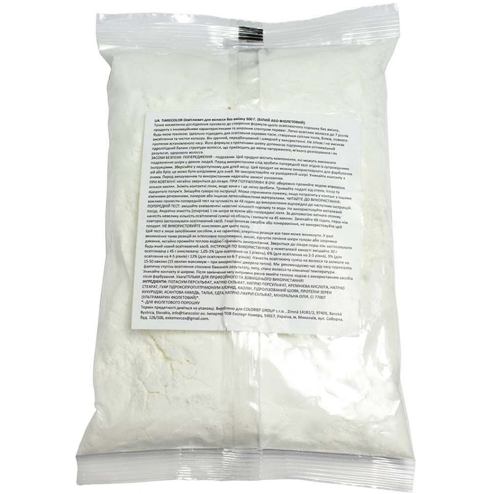 Tiarecolor – Освітлюючий порошок без аміаку 500 г