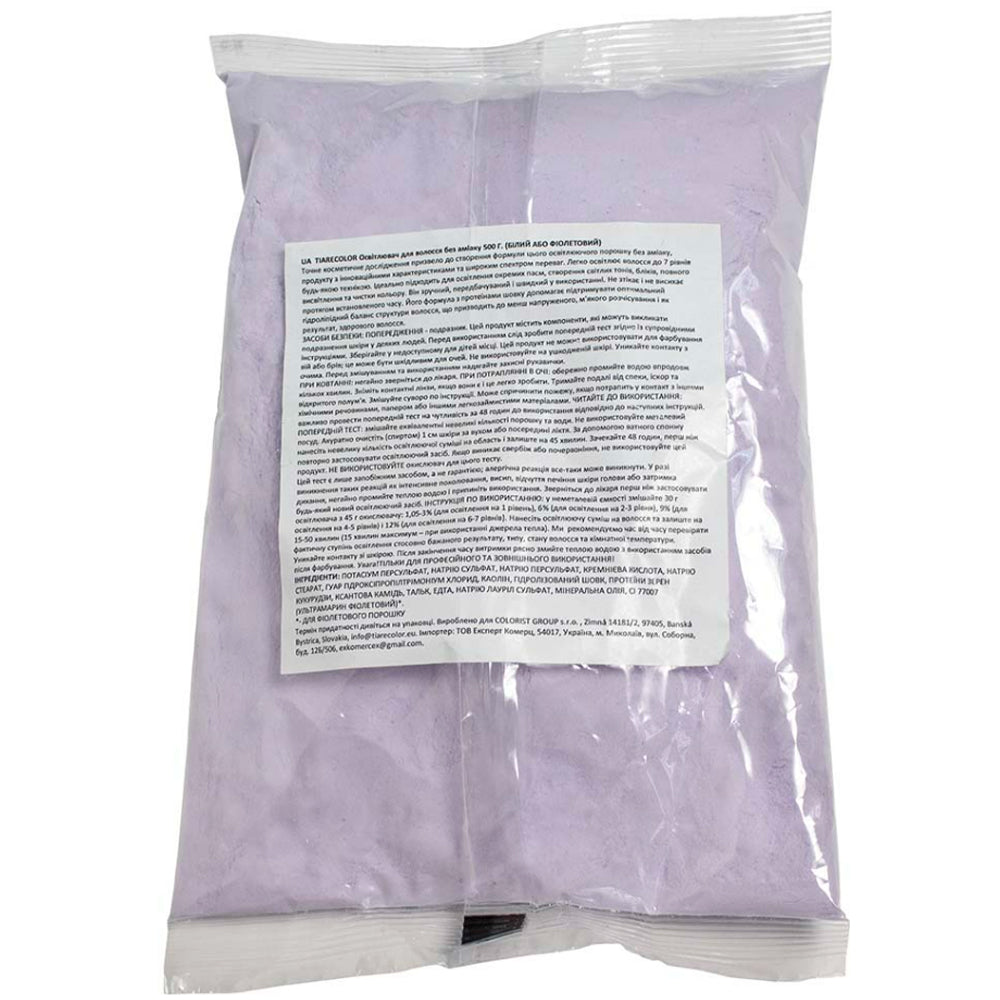 Tiarecolor – Освітлюючий порошок без аміаку 500 г