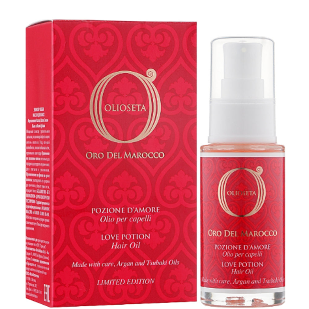 Масло для волос Эликсир любви - Barex Italiana Olioseta Oro del Marocco Love Potion Hair Oil