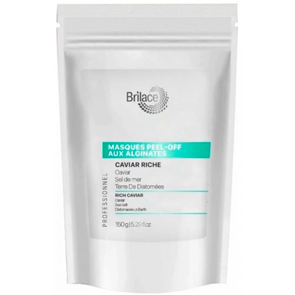 Питательная альгинатная маска с экстрактом черной икры - Brilace Rich Caviar Algin Peel-off Mask