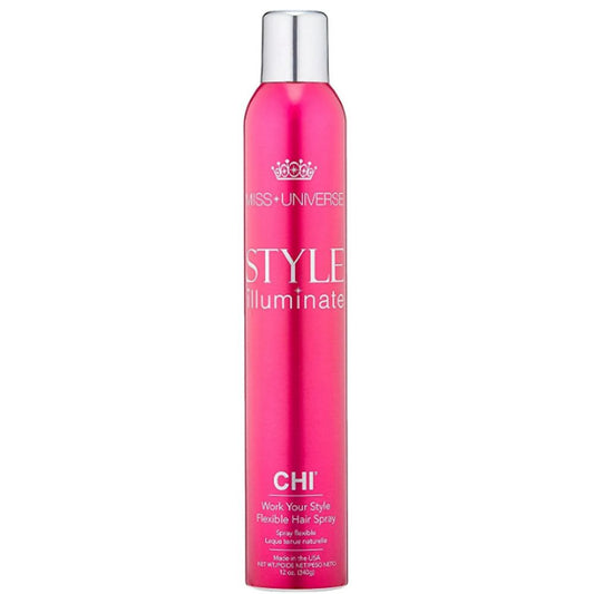 Chi Style Illuminate Work Your Style Flexible Hair Spray - Лак для волосся гнучкої фіксації