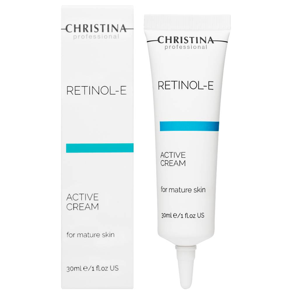 Christina Retinol E Active Cream - Активний крем для оновлення та омолодження шкіри обличчя