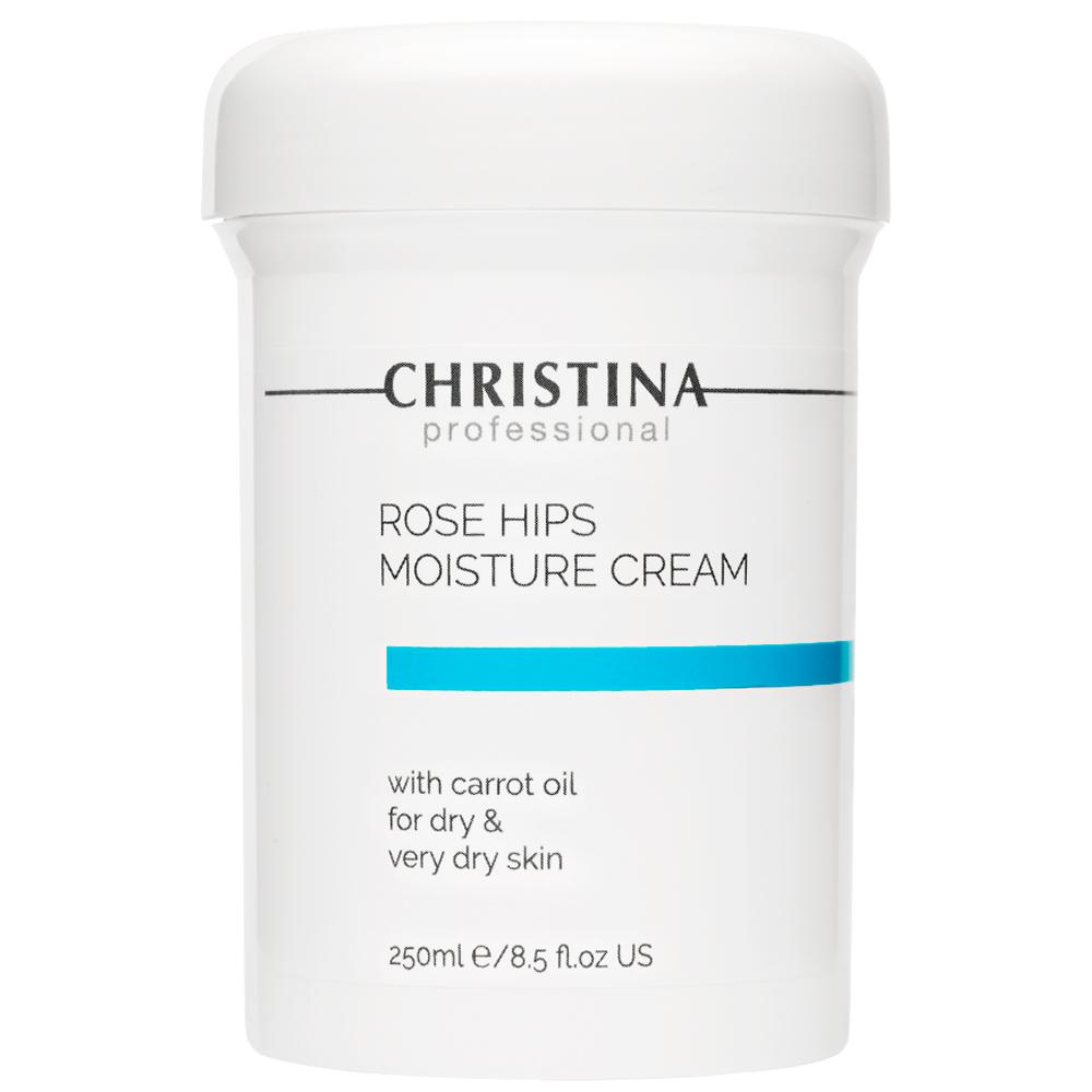 Christina Rose Hips Moisture Cream with Carrot Oil - Зволожувальний крем з олією шипшини та моркви для сухої шкіри