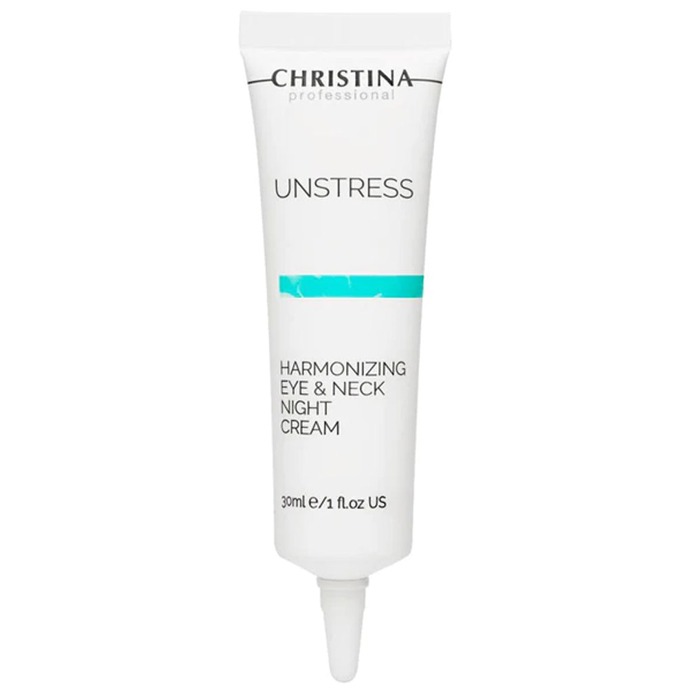 Christina Unstress Harmonizing Night Cream for eye and neck - Гармонізуючий нічний крем для шкіри навколо очей і шиї