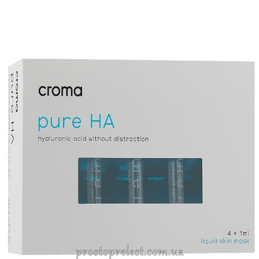Бустер для обличчя з гіалуроновою кислотою - Croma Liquid Skin Mask Pure HA