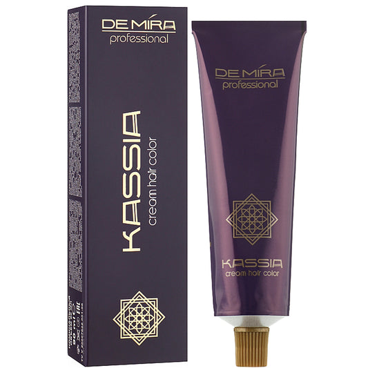 Професійна безаміачна стійка крем-фарба 90мл - DeMira Professional Kassia Toning Ammonia Free Cream Hair Color 90ml