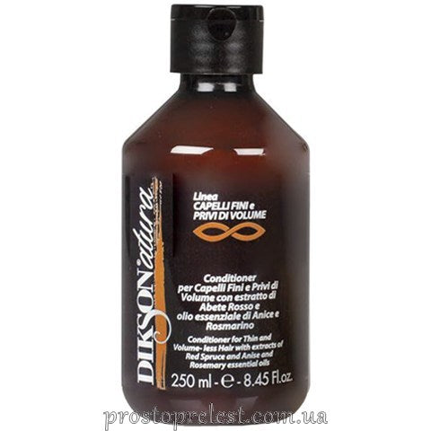 Dikson Natura Conditioner Volume - Кондиционер для тонких и лишенных объема волос с экстрактом красной ели