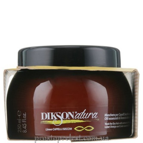 Dikson Natura Maschera Secchi - Маска для сухих волос с экстрактом бессмертника и липы