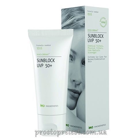 Innoaesthetics Inno-Derma Sunblock UVP 50+ - Сонцезахисний крем SPF 50