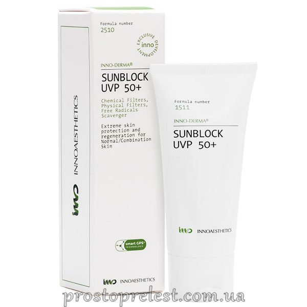 Innoaesthetics Inno-Derma Sunblock UVP 50+ - Сонцезахисний крем SPF 50