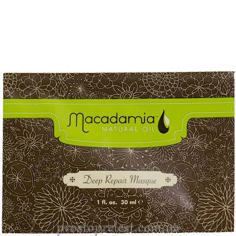 Macadamia Natural Oil Deep Repair Mask - Оживляючий реконструктор сухого, пошкодженого волосся