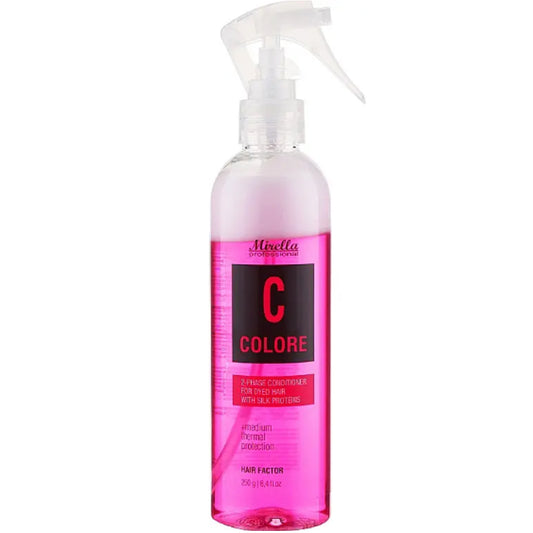 Mirella Professional Basic Salon C Colore 2-Phase Conditioner - Двофазний кондиціонер для фарбованого волосся з термозахистом