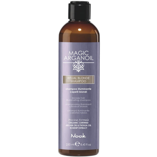 Шампунь для сяйва світлого волосся - Nook Magic Arganoil Ritual Blonde Shampoo